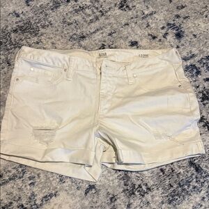 a.n.a Women's Cream Jean Shorts